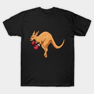 Funny kangaroo as a boxer T-Shirt